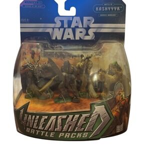 Star Wars Unleashed Battle Pack Kashyyyk Wookiee‎ Warriors Episode III New